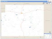 Grant County, NE <br /> Wall Map <br /> Zip Code <br /> Basic Style 2025 Map