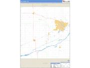 Hall County, NE <br /> Wall Map <br /> Zip Code <br /> Basic Style 2025 Map