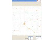 Jefferson County, NE <br /> Wall Map <br /> Zip Code <br /> Basic Style 2025 Map