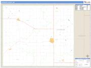 Johnson County, NE <br /> Wall Map <br /> Zip Code <br /> Basic Style 2025 Map