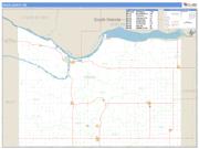 Knox County, NE <br /> Wall Map <br /> Zip Code <br /> Basic Style 2025 Map
