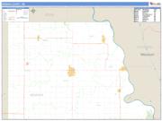 Nemaha County, NE <br /> Wall Map <br /> Zip Code <br /> Basic Style 2025 Map