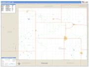 Pawnee County, NE <br /> Wall Map <br /> Zip Code <br /> Basic Style 2025 Map