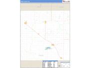 Pierce County, NE <br /> Wall Map <br /> Zip Code <br /> Basic Style 2025 Map