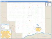 Platte County, NE <br /> Wall Map <br /> Zip Code <br /> Basic Style 2025 Map