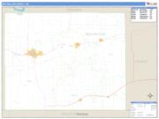 Red Willow County, NE <br /> Wall Map <br /> Zip Code <br /> Basic Style 2025 Map