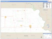 Richardson County, NE <br /> Wall Map <br /> Zip Code <br /> Basic Style 2025 Map