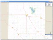 Sherman County, NE <br /> Wall Map <br /> Zip Code <br /> Basic Style 2025 Map