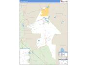 Lyon County, NV <br /> Wall Map <br /> Zip Code <br /> Basic Style 2025 Map