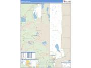 Washoe County, NV <br /> Wall Map <br /> Zip Code <br /> Basic Style 2025 Map