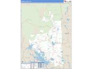 Carroll County, NH <br /> Wall Map <br /> Zip Code <br /> Basic Style 2025 Map