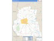 Cheshire County, NH <br /> Wall Map <br /> Zip Code <br /> Basic Style 2025 Map