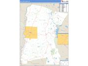 Sullivan County, NH <br /> Wall Map <br /> Zip Code <br /> Basic Style 2025 Map