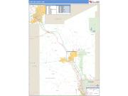 Dona Ana County, NM <br /> Wall Map <br /> Zip Code <br /> Basic Style 2025 Map