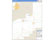 Quay County, NM <br /> Wall Map <br /> Zip Code <br /> Basic Style 2025 Map