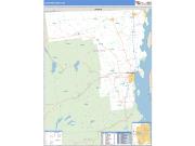 Clinton County, NY <br /> Wall Map <br /> Zip Code <br /> Basic Style 2025 Map