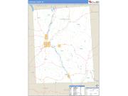 Cortland County, NY <br /> Wall Map <br /> Zip Code <br /> Basic Style 2025 Map