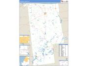 Franklin County, NY <br /> Wall Map <br /> Zip Code <br /> Basic Style 2025 Map