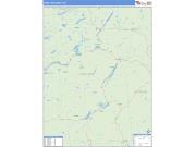 Hamilton County, NY <br /> Wall Map <br /> Zip Code <br /> Basic Style 2025 Map