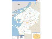 Jefferson County, NY <br /> Wall Map <br /> Zip Code <br /> Basic Style 2025 Map