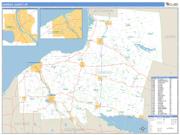 Oswego County, NY <br /> Wall Map <br /> Zip Code <br /> Basic Style 2025 Map