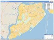 Richmond County, NY <br /> Wall Map <br /> Zip Code <br /> Basic Style 2025 Map
