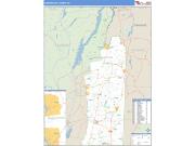 Washington County, NY <br /> Wall Map <br /> Zip Code <br /> Basic Style 2025 Map