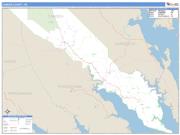 Camden County, NC <br /> Wall Map <br /> Zip Code <br /> Basic Style 2025 Map