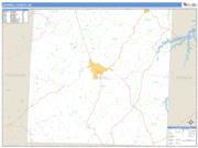 Caswell County, NC <br /> Wall Map <br /> Zip Code <br /> Basic Style 2025 Map