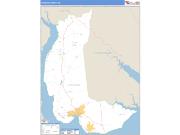 Chowan County, NC <br /> Wall Map <br /> Zip Code <br /> Basic Style 2025 Map