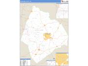 Edgecombe County, NC <br /> Wall Map <br /> Zip Code <br /> Basic Style 2025 Map