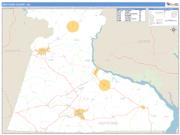 Hertford County, NC <br /> Wall Map <br /> Zip Code <br /> Basic Style 2025 Map