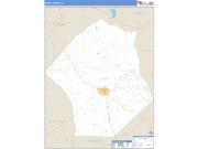 Hoke County, NC <br /> Wall Map <br /> Zip Code <br /> Basic Style 2025 Map