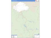 Jackson County, NC <br /> Wall Map <br /> Zip Code <br /> Basic Style 2025 Map