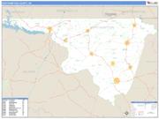 Northampton County, NC <br /> Wall Map <br /> Zip Code <br /> Basic Style 2024 Map