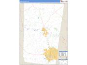 Orange County, NC <br /> Wall Map <br /> Zip Code <br /> Basic Style 2025 Map