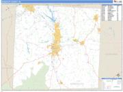 Randolph County, NC <br /> Wall Map <br /> Zip Code <br /> Basic Style 2025 Map