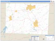 Rockingham County, NC <br /> Wall Map <br /> Zip Code <br /> Basic Style 2025 Map
