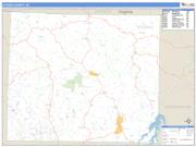 Stokes County, NC <br /> Wall Map <br /> Zip Code <br /> Basic Style 2025 Map
