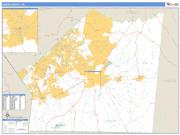 Union County, NC <br /> Wall Map <br /> Zip Code <br /> Basic Style 2025 Map