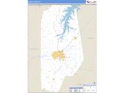 Vance County, NC <br /> Wall Map <br /> Zip Code <br /> Basic Style 2025 Map