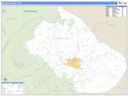 Watauga County, NC <br /> Wall Map <br /> Zip Code <br /> Basic Style 2025 Map