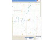 Barnes County, ND <br /> Wall Map <br /> Zip Code <br /> Basic Style 2025 Map