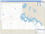 Benson County, ND <br /> Wall Map <br /> Zip Code <br /> Basic Style 2025 Map