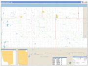 Divide County, ND <br /> Wall Map <br /> Zip Code <br /> Basic Style 2025 Map