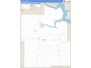 Dunn County, ND <br /> Wall Map <br /> Zip Code <br /> Basic Style 2025 Map