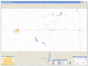Foster County, ND <br /> Wall Map <br /> Zip Code <br /> Basic Style 2025 Map