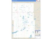 Kidder County, ND <br /> Wall Map <br /> Zip Code <br /> Basic Style 2025 Map