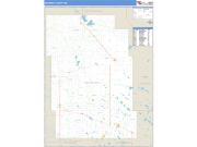 McHenry County, ND <br /> Wall Map <br /> Zip Code <br /> Basic Style 2025 Map
