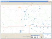 McIntosh County, ND <br /> Wall Map <br /> Zip Code <br /> Basic Style 2025 Map